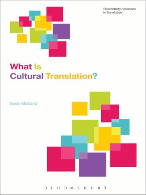 cover image of What Is Cultural Translation?